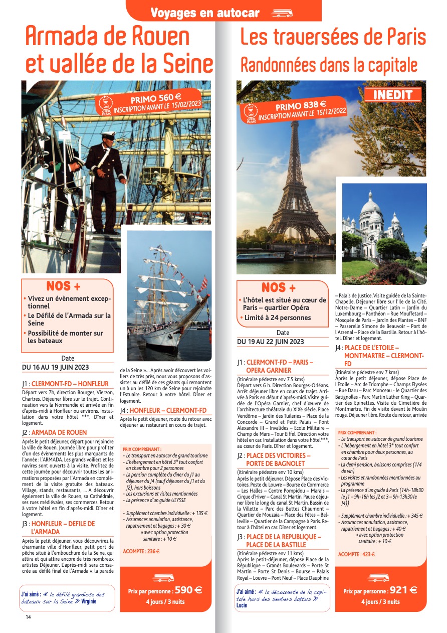 catalogue cottin voyages